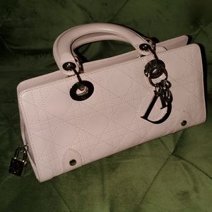 Vintage Christian Dior Pink Tote